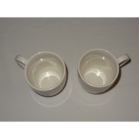 Lot 2x Starbucks MERMAID 2-sided SIREN Mug Cup 2007 10.2 Oz White Ceramic Coffee - Picture 6 of 10